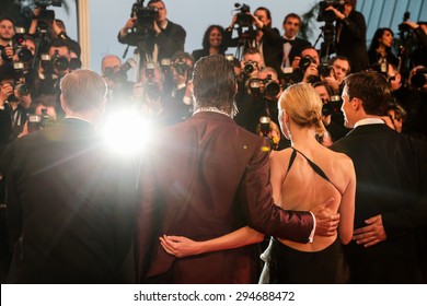 Gus Van Sant, Naomi Watts, Matthew McConaughey And Chris Sparling Attend The Premiere Of 'The Sea Of Trees' During The 68th Annual Cannes Film Festival On May 16, 2015 In Cannes, France.