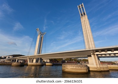Gustave Flaubert bridge, Rouen, Normandy, France