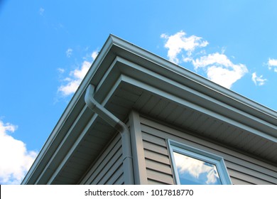 Gutter On House Exterior