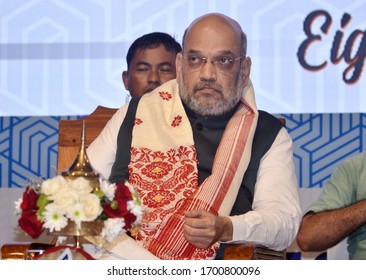 
GUWAHATI,ASSAM,INDIA 09 SEPTEMBER 2019: Amit Shah During The 4th Conclave Of The North East Democratic Alliance (NEDA), In Guwahati.
