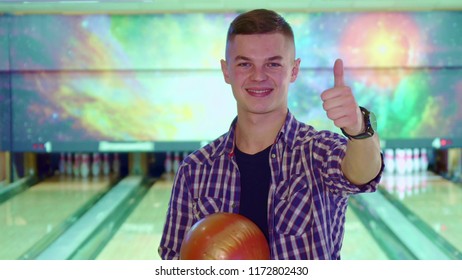 Guy approves bowling