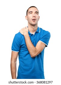 Guy with back pain