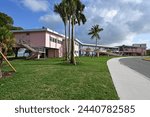 Guy Bradley Visitor Center at Flamingo in Everglades National Park, Florida on sunny March afternoon.