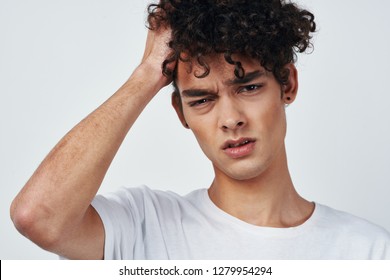 Back Of Mans Head Curly Hair Images Stock Photos Vectors