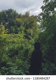 guy in the forest