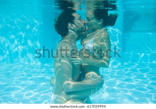Girls Kissing In Pools