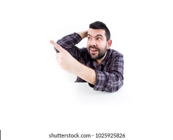 Guy making expressions