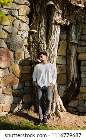 guy near the tree