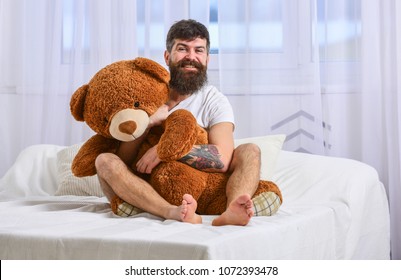 man teddy bear