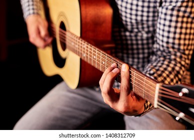 the guy plays the guitar, - Powered by Shutterstock