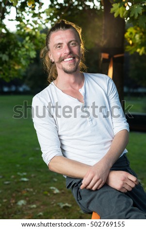 Similar – Image, Stock Photo Picnic in the countryside