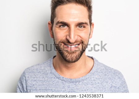 Similar – Portrait of a casual guy