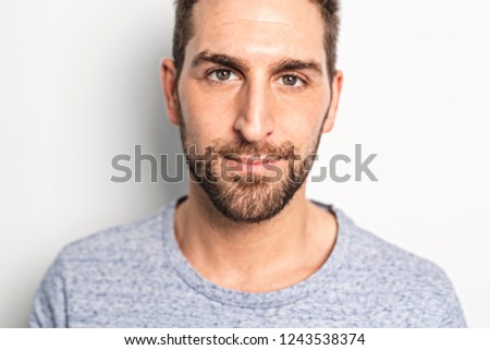 Similar – Portrait of a casual guy