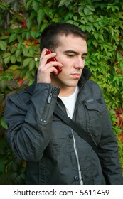 guy talking on the cellular
