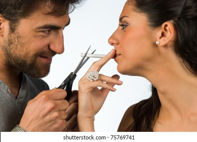 Guy Trying To Help His Girlfriend Stop Smoking