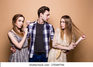 guy and two girls,  Topic relations, love, separation