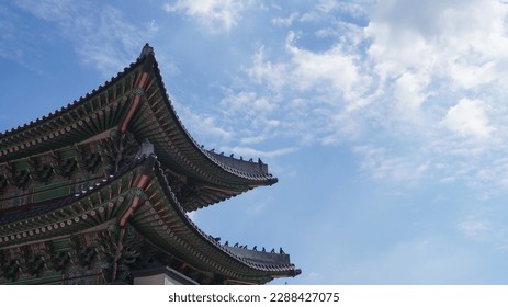 Gwanghwamun Gate, Gyeongbokgung Palace in Seoul, South Korea