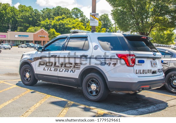Gwinnett County, Ga / USA - 07 09 20: Lilburn Police\
Cruiser 