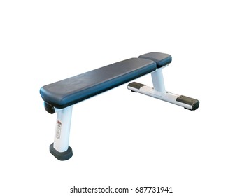 Gym Bench Isolated On White Background