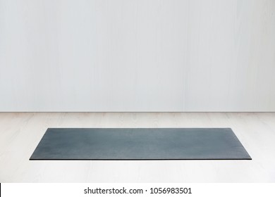 Gym With Yoga Mat On The Floor