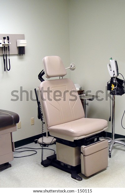 Gyn Chair Exam Room Medical Doctors Stockfoto Jetzt