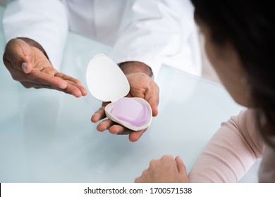 Gynecologist Showing Contraception Ring Diaphragm Woman Stock Photo ...