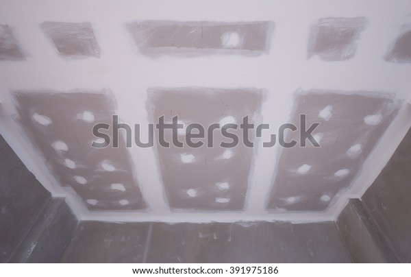 Gypsum Board Ceiling House Construction Site Stock Photo Edit Now