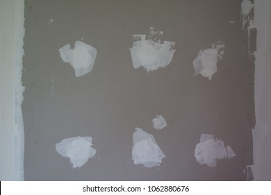 Gypsum Plaster On Gypsum Board Background