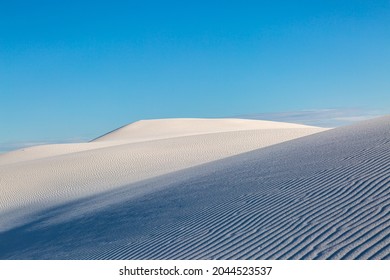 Gypsum Sand Dunes at White Sands National Park in New Mexico