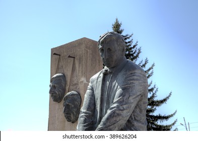 Gyumri, Armenia - September 16, 2015:
Monument Of Frunzik Mkrtchyan.