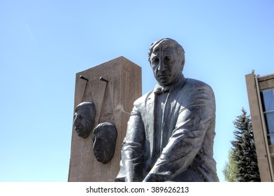 Gyumri, Armenia - September 16, 2015:
Monument Of Frunzik Mkrtchyan.