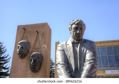 Gyumri, Armenia - September 16, 2015:
Monument Of Frunzik Mkrtchyan.