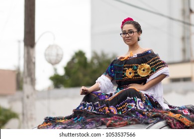 H. Matamoros, Tamaulipas, Mexico - November 20, 2017 - The November 20 Parade Commemorates The Start Of The Mexican Revolution Of 1910 Against Porfirio Diaz, An Annual Celebration Throughout Mexico.