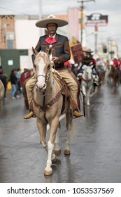 H. Matamoros, Tamaulipas, Mexico - November 20, 2017 - The November 20 Parade Commemorates The Start Of The Mexican Revolution Of 1910 Against Porfirio Diaz, An Annual Celebration Throughout Mexico.