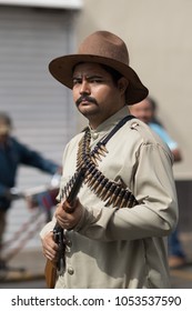 H. Matamoros, Tamaulipas, Mexico - November 20, 2017 - The November 20 Parade Commemorates The Start Of The Mexican Revolution Of 1910 Against Porfirio Diaz, An Annual Celebration Throughout Mexico.