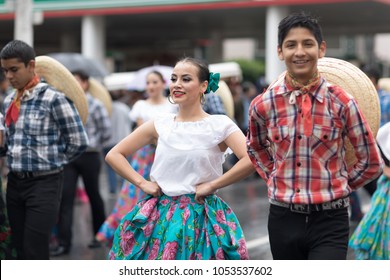 H. Matamoros, Tamaulipas, Mexico - November 20, 2017 - The November 20 Parade Commemorates The Start Of The Mexican Revolution Of 1910 Against Porfirio Diaz, An Annual Celebration Throughout Mexico.