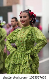 H. Matamoros, Tamaulipas, Mexico - November 20, 2017 - The November 20 Parade Commemorates The Start Of The Mexican Revolution Of 1910 Against Porfirio Diaz, An Annual Celebration Throughout Mexico.