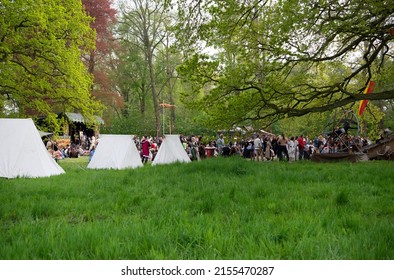 Haarzuilens Netherlands 23 April 2022 Festival Grounds At Cosplay Event