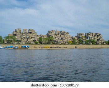 Habitat 67 In Montreal From River