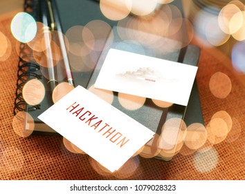 HACKATHON text for business concept - Powered by Shutterstock - Get 15% off with code: PIKWIZARD15