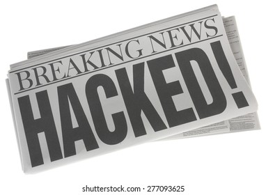 Hacked - Newspaper Headline