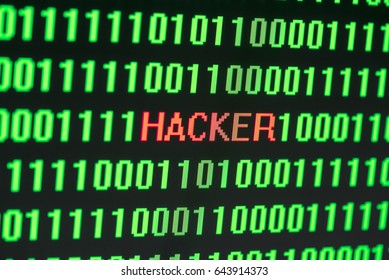 Hacker Binary Code Ascii Digital Number Stock Photo 643914373 ...