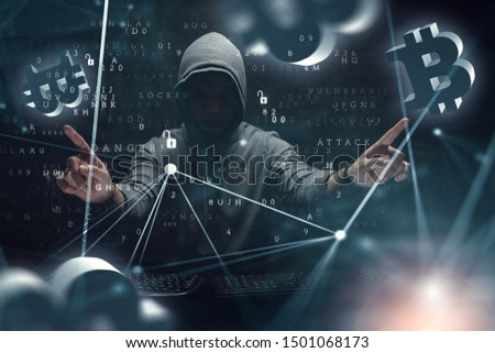 Hacker hunting for crypto currency