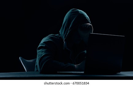 Hacker Prints Code On Laptop Keyboard Stock Photo 1808192824 | Shutterstock