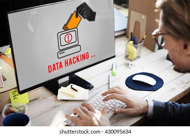 Hacker Spyware Cybercrime Phishing Fraud Concept - Shutterstock ID 430095634