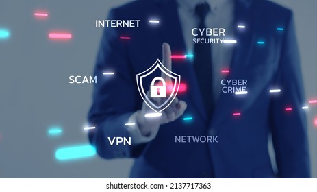 Hacker technology, cybersecurity VPN Virtual Private Network cybercrime protection, mobile digital wallet online secure payment protection security, blockchain crypto currency 