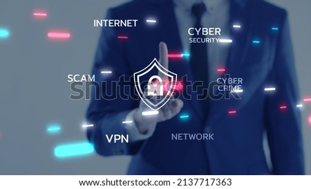 Hacker technology, cybersecurity VPN Virtual Private Network cybercrime protection, mobile digital wallet online secure payment protection security, blockchain crypto currency 