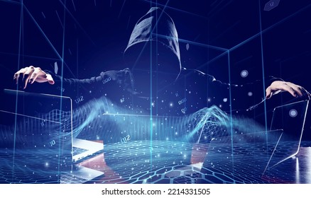 Hackers obtain data using complicated algorithms