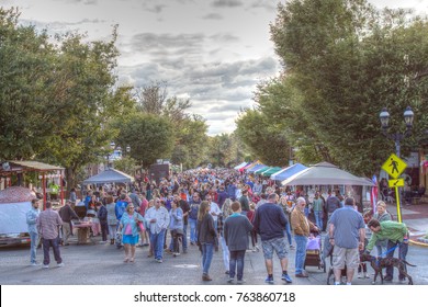 HADDON HEIGHTS, NJ - NOVEMBER 2017 - Small Town Main Street Fair In New Jersey.  