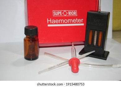 The Haemometer Is The Laboratory's Instrument For Determining Its Hemoglobin Level In The Blood By Its Colorcolorery.